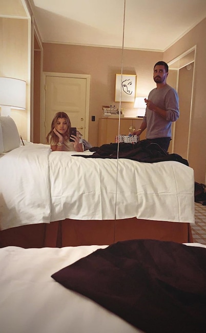 Scott Disick, Sofia Richie, Las Vegas, habitación de hotel